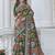 Green patola weaving silk designer saree