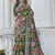 Green patola weaving silk designer saree