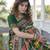 Green patola weaving silk designer saree