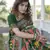 Green patola weaving silk designer saree