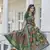Green patola weaving silk designer saree