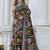 Black patola weaving silk designer saree