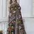 Black patola weaving silk designer saree