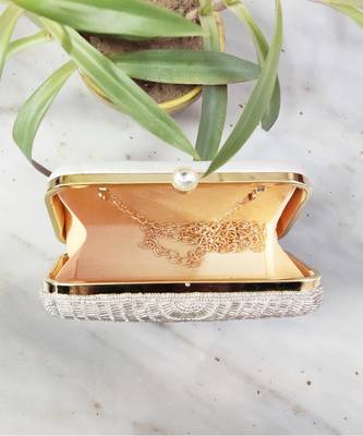 Silver Cleopatra Clutch 3