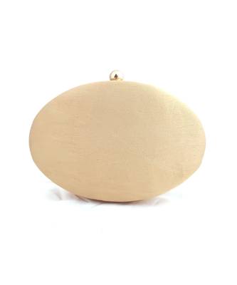Oval Dabka Hand Embroidered Clutch 2