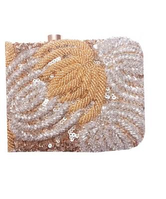 Gold Flower Power Clutch 2