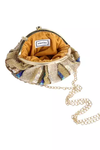 Empowering Soft Hand Embroidered Pouch