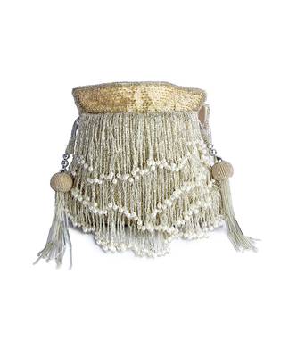 Fringy Chic Hand Embroidered Potli 2