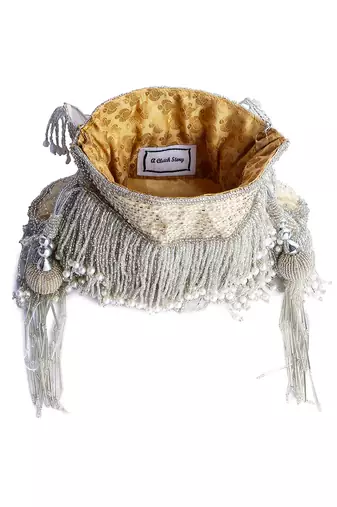 Fringy Chic Hand Embroidered Potli