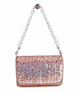 Gracious Hand Embroidered Flap Over Clutch 2