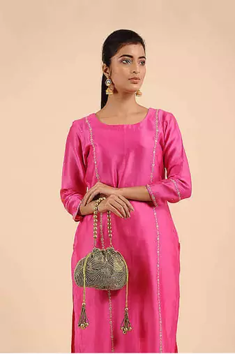 Antique Gold Matka Potli