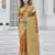 Orange Zari Weaving Soft Banarasi Silk Designer saree