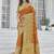 Orange Zari Weaving Soft Banarasi Silk Designer saree