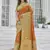 Orange Zari Weaving Soft Banarasi Silk Designer saree