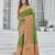 Green Zari Weaving Soft Banarasi Silk Designer saree