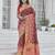 Brown Zari Weaving Soft Banarasi Silk Designer saree