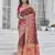 Brown Zari Weaving Soft Banarasi Silk Designer saree
