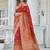 Red Zari Weaving Soft Banarasi Silk Designer saree