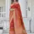 Red Zari Weaving Soft Banarasi Silk Designer saree