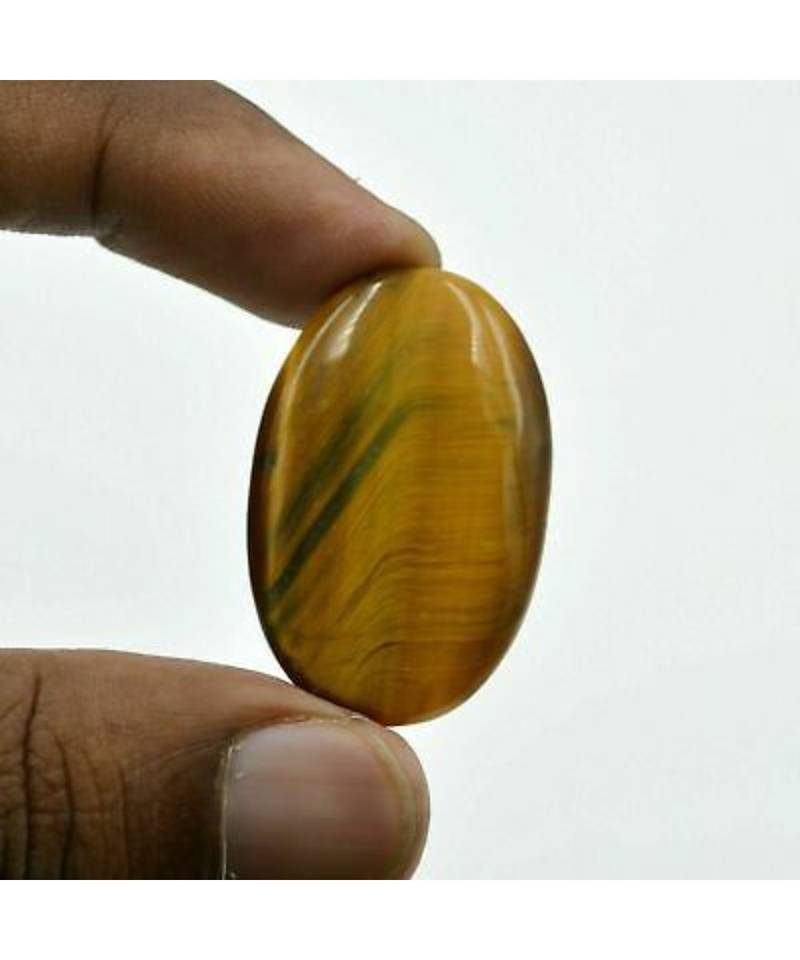 41.5 Carat Natural Tiger Eye Gemstone Cabochon Mineral,Healing Crystal R23159