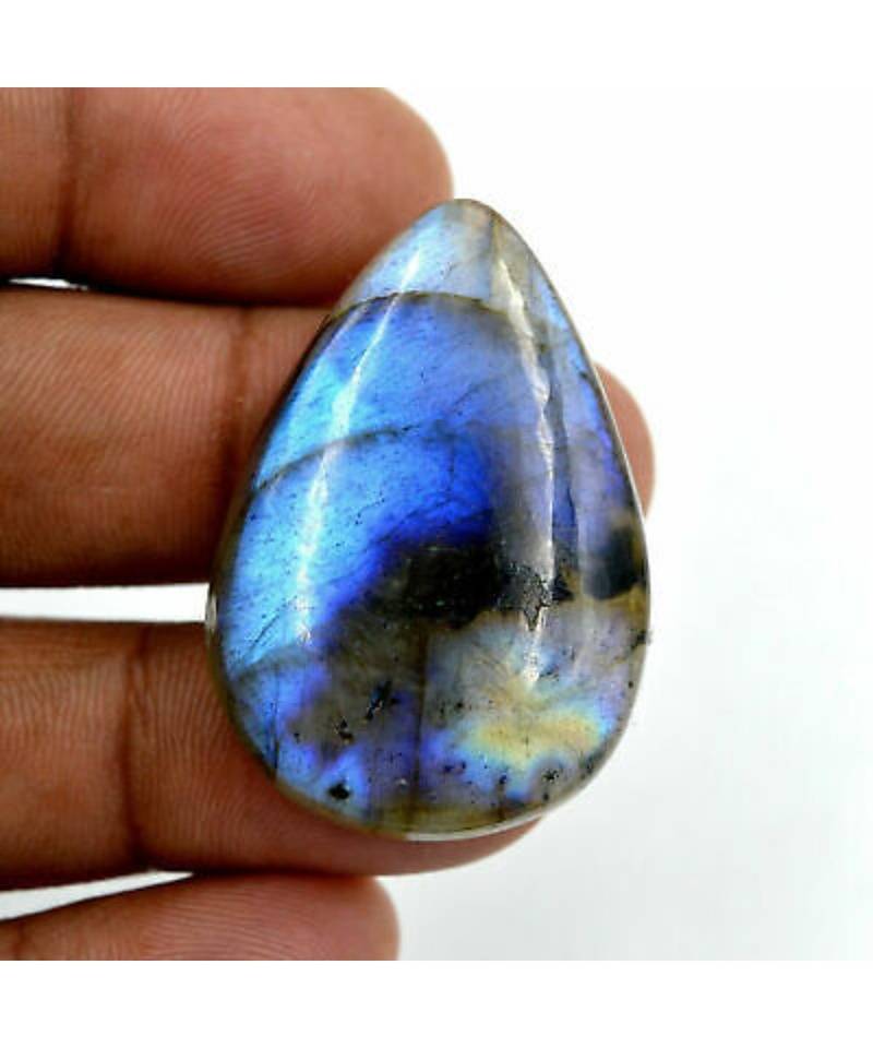 Natural Tumble Larimar Gemstone Loose Cabochon Jewelry