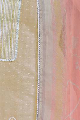 Magnificent pure cotton yellow printed salwar suit 2