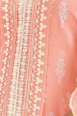 Neat pure cotton pink printed salwar suit 2