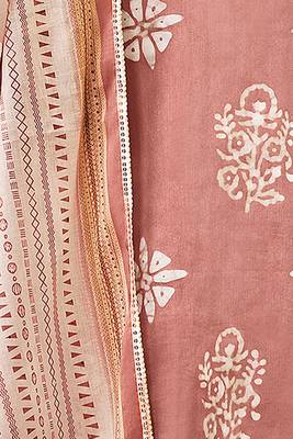 Evershine pink batik printed salwar suit dupatta 4