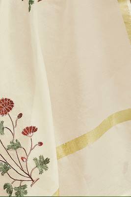 Superb bemberg cotton brown printed salwar suit with mask 4