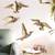 KARIGAARI  Ideas Hand Crafted Home Decorative Resin Birds Wall Hangings  Set of 5 Birds  Multicolour  Large