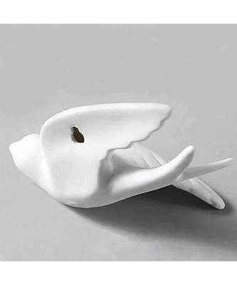 Handcrafted PolyResin Wall Hanging Set of 7 White Flying Birds Decoration Crafts Ornament for Home Decor 1