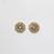 Fancy Crystal Stud Earrings For Women (Off White)