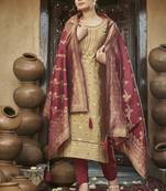 Chiku woven banarasi salwar