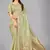 Light green woven silk saree with blouse
