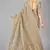 Beige woven silk saree with blouse