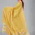 Mustard woven silk saree with blouse