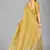 Mustard woven silk saree with blouse