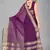 Purple woven silk saree with blouse