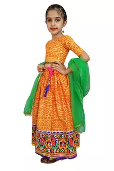 Aglare Beautiful cotton  lehenga choli,navratri collaction for small girls.