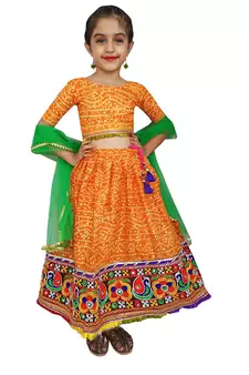 Aglare Beautiful cotton  lehenga choli,navratri collaction for small girls.