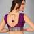 Purple woven silk saree with blouse