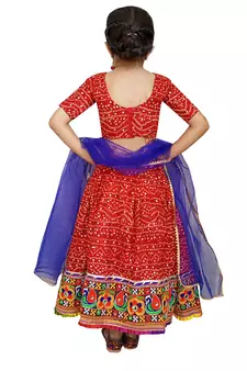 Aglare Beautiful cotton  lehenga choli,navratri collaction for small girls.red