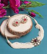  Designer Elegant Traditional Choker Necklace Set 