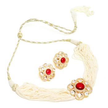  Designer Elegant Traditional Choker Necklace Set  2
