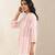 Pink Stripe Cotton Kurti