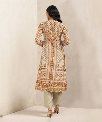 Grey Printed Suit Set 3