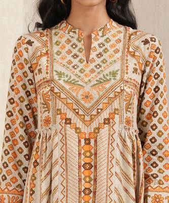 Grey Printed Suit Set 5