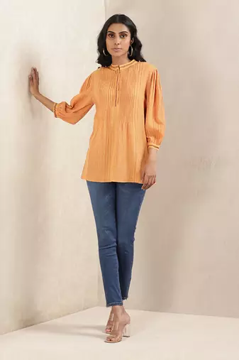 Yellow Stripe Cotton Dress