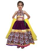 Aglare Beautiful cotton  lehenga choli,navratri collaction for small Kids  white