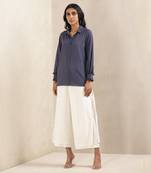 Blue Stripe Cotton Shirt